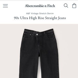 Curve love 90s straight ultra high rise jeans